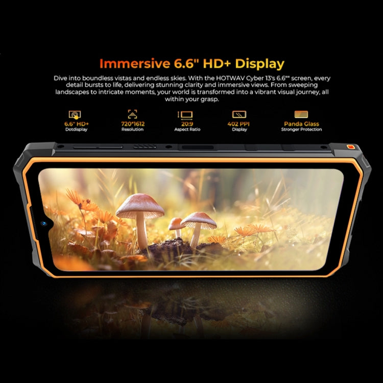 HOTWAV CYBER 13, IP68/IP69K Rugged Phone, 8GB+128GB, 10800mAh, 6.6 inch Android 14.0 Unisoc T606 Octa Core, Network: 4G, NFC, OTG HOTWAV CYBER 13, IP68/IP69K Rugged Phone, 8GB+128GB, 10800mAh, 6.6 inch Android 14.0 Unisoc T606 Octa Core, Network: 4G, NFC, OTG